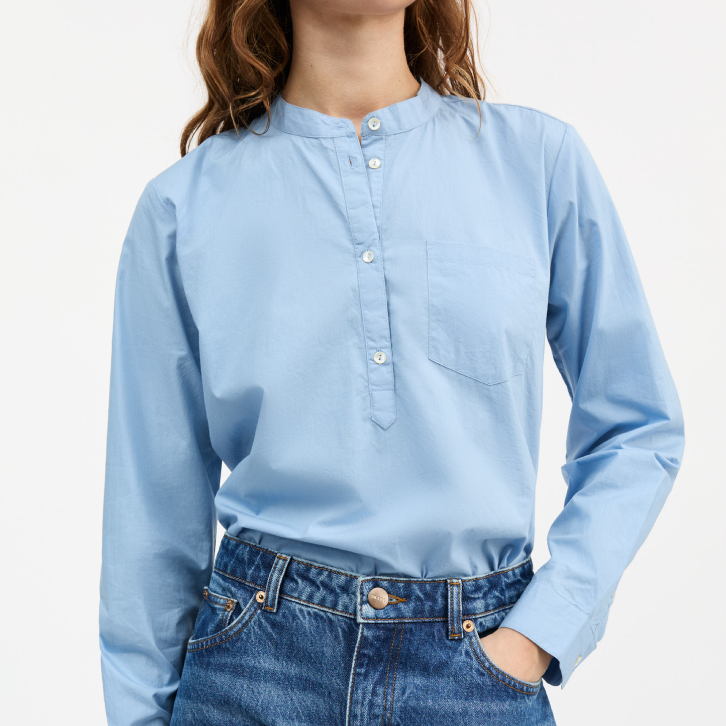 Agnes Shirt, Sky Blue