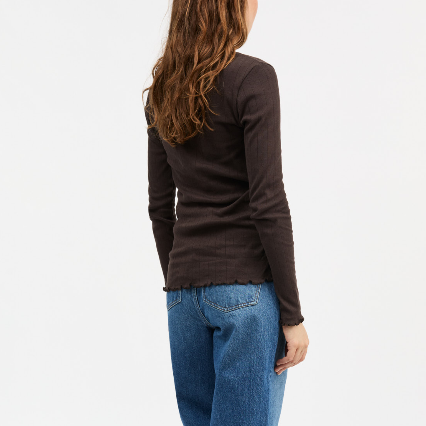 Edie Blouse, Dark Brown