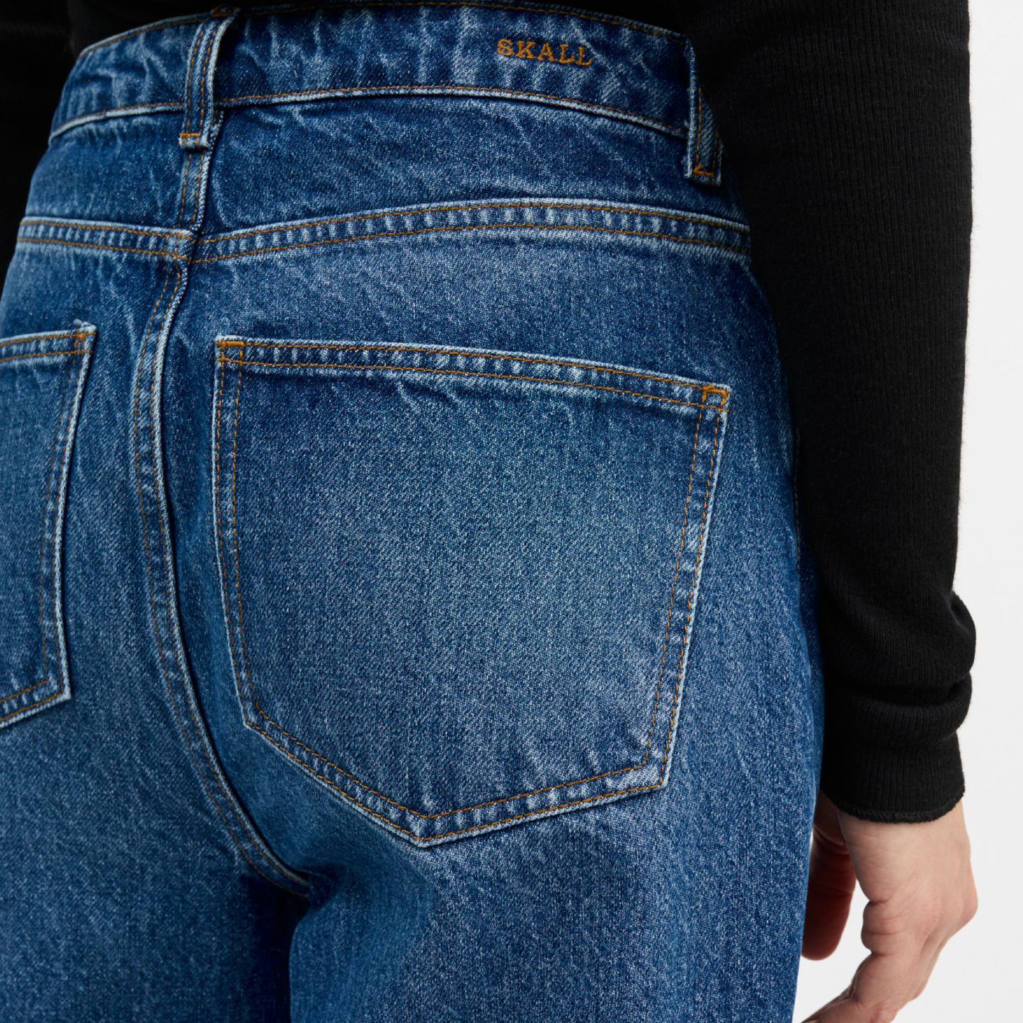 Maddy Straight Jeans, Vintage Washed Blue