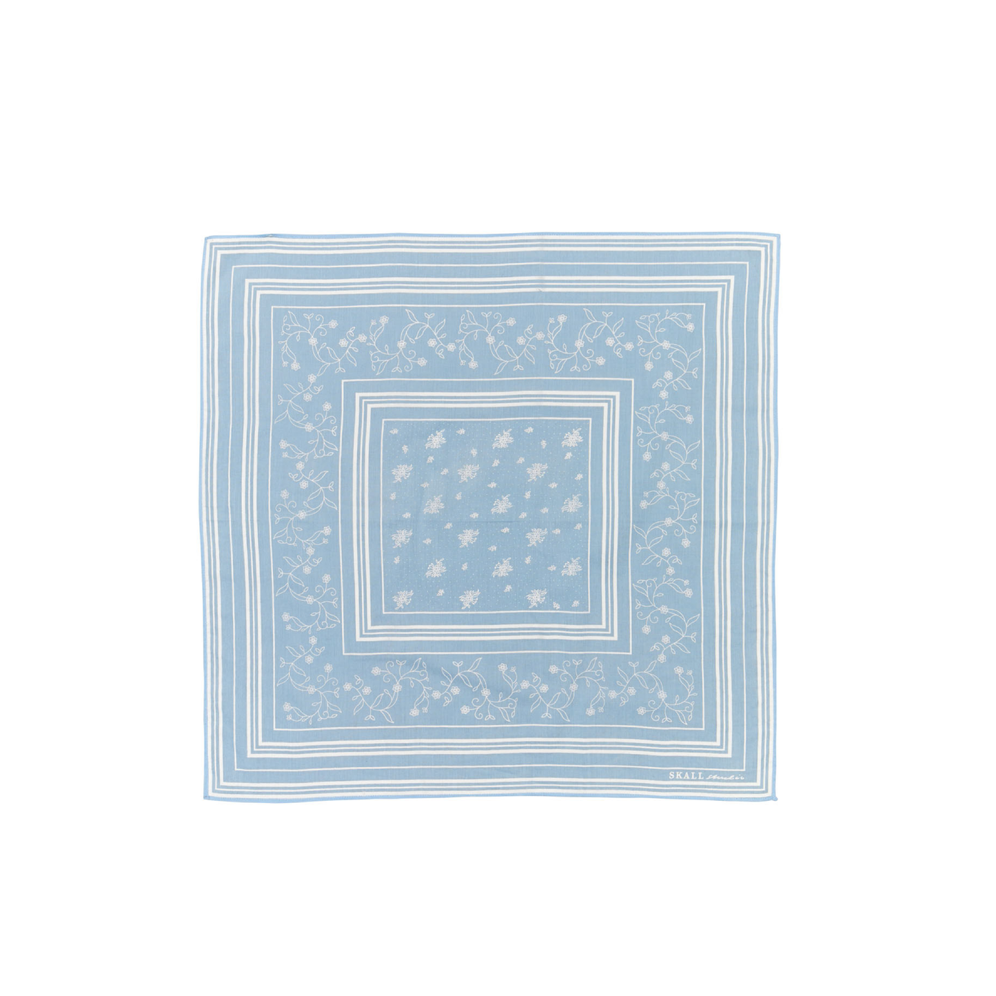 Skall Classic Scarf, Sky Blue (55x55 cm)