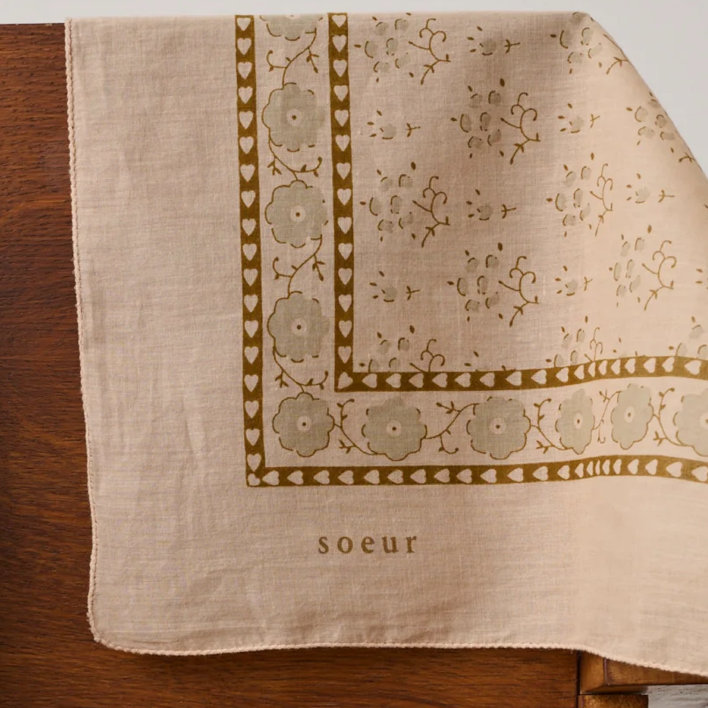 Foulard Classic Tørklæde, Rose Blush/Beige