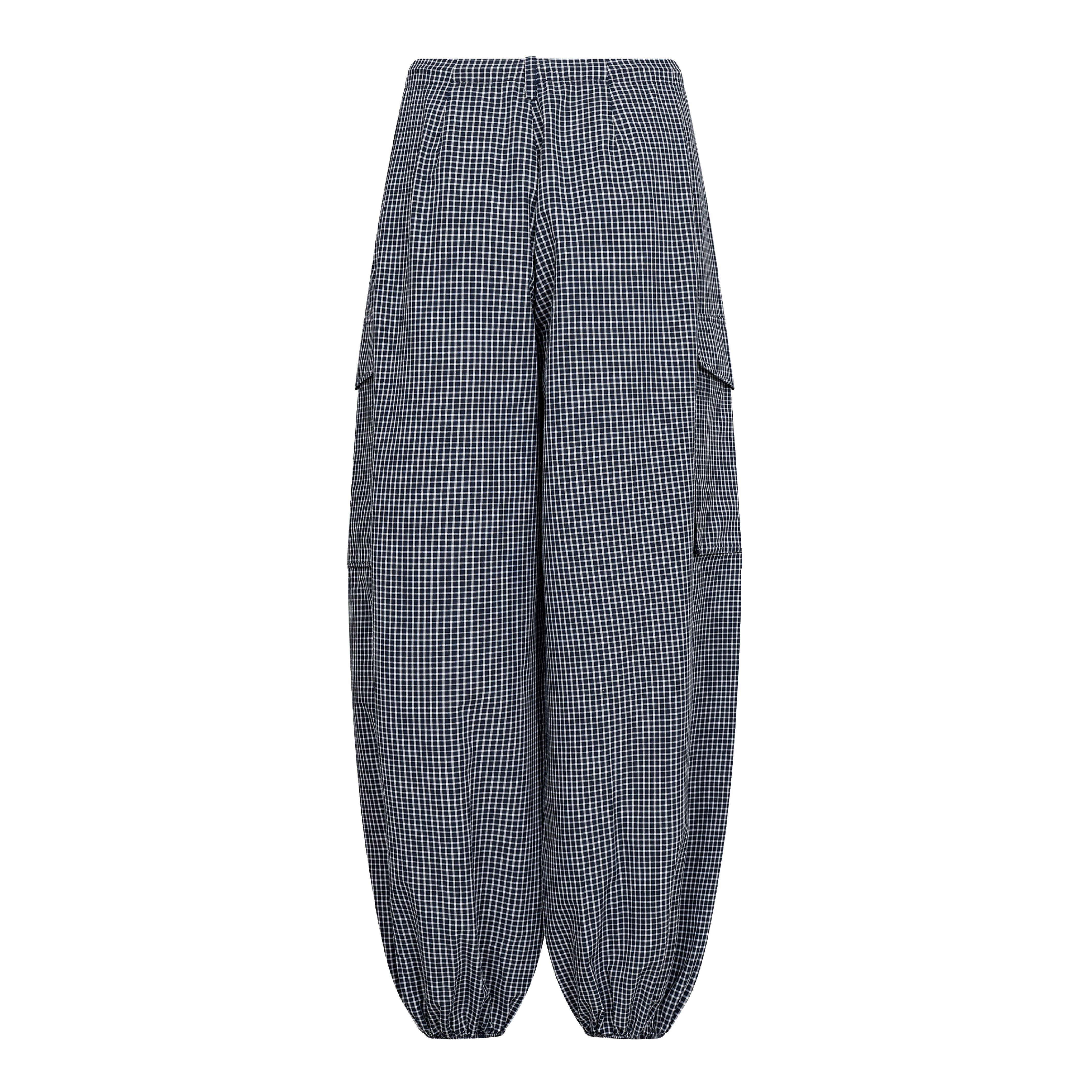 Stockholm 1 Bukser, Dark Navy Check
