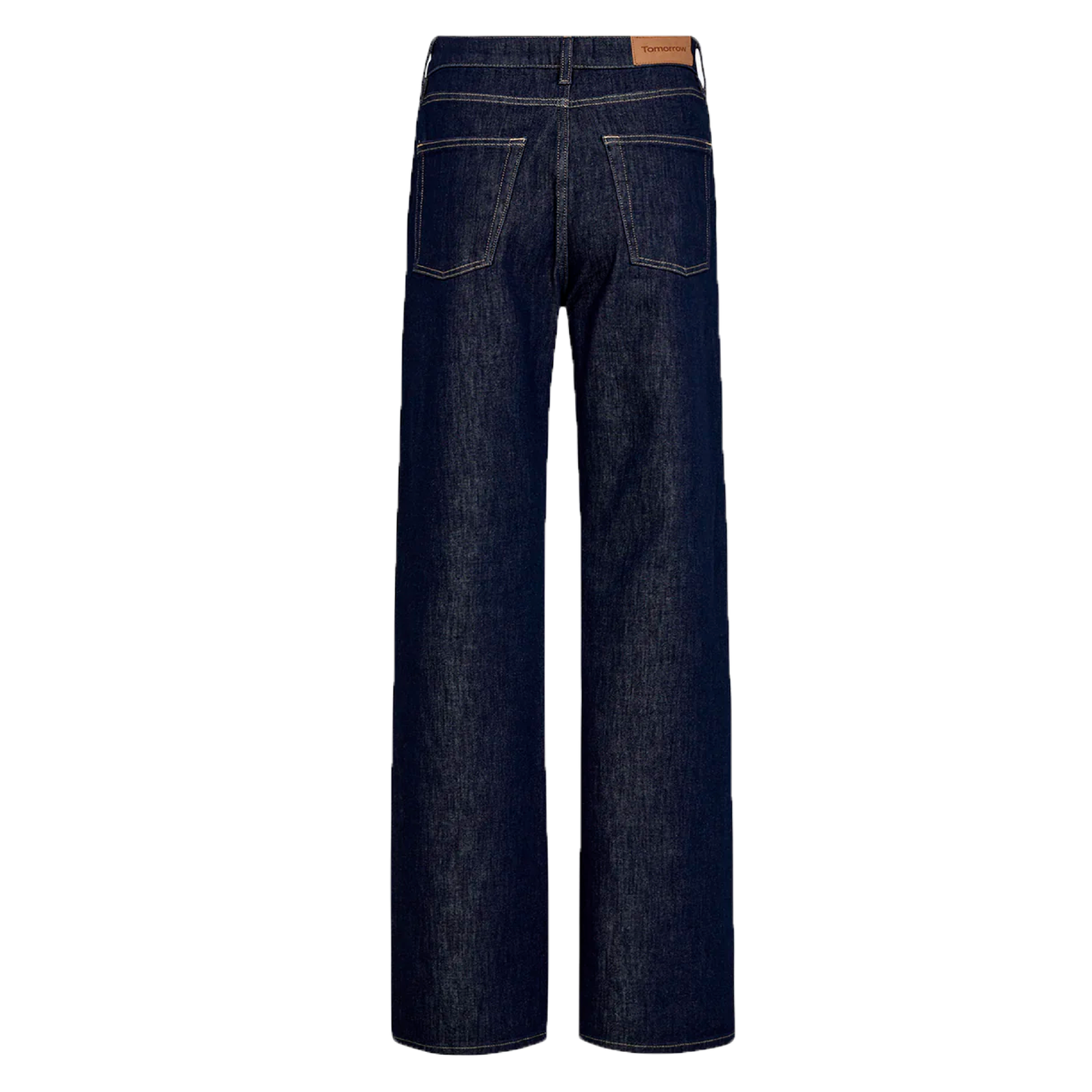 Brown Straight Jeans, Wash Como Rinse
