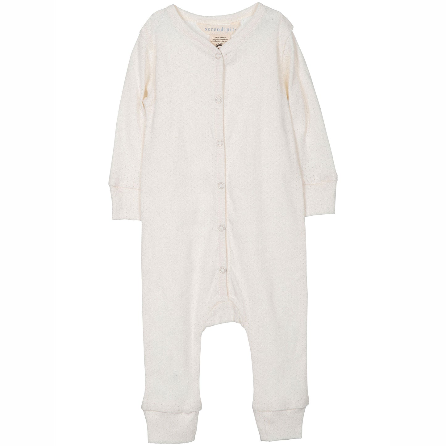 Baby Onesie, Pointelle Offwhite