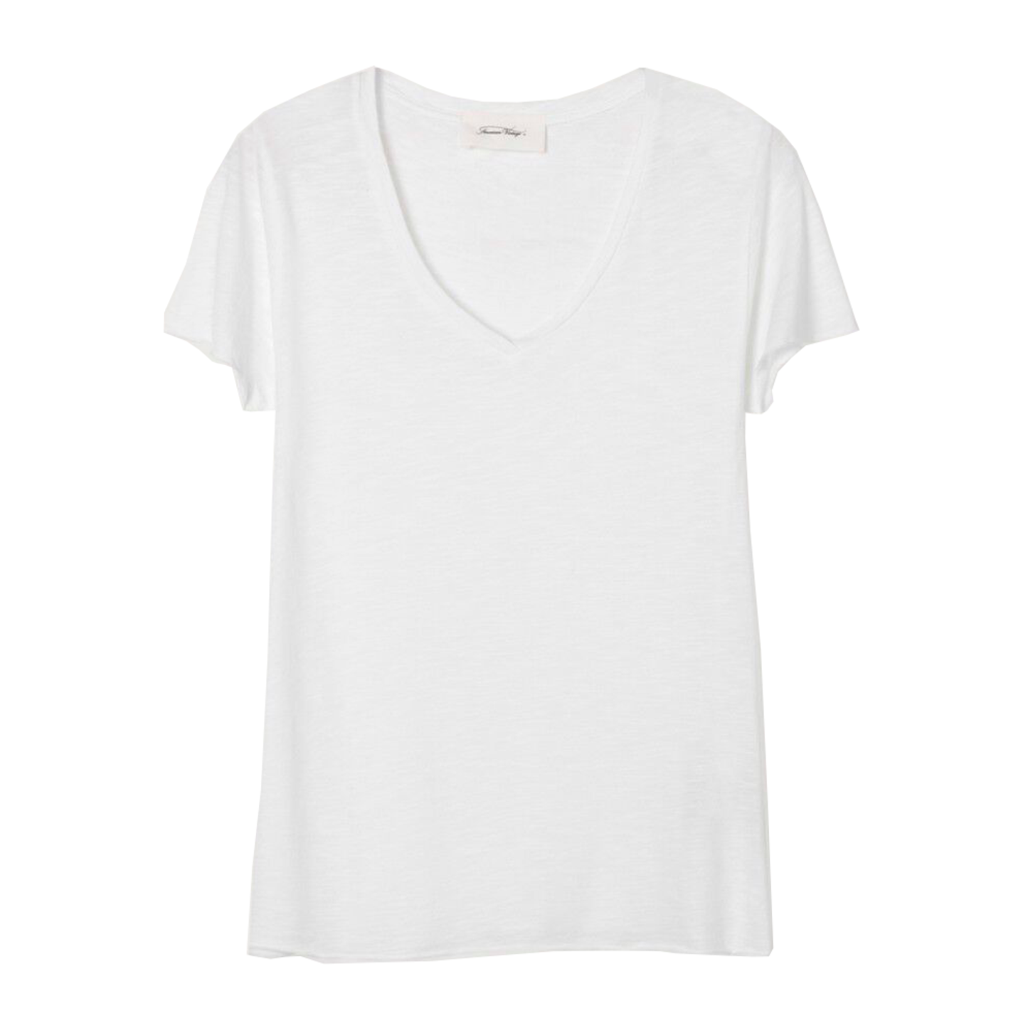 Jacksonville T-Shirt med V-Hals, White