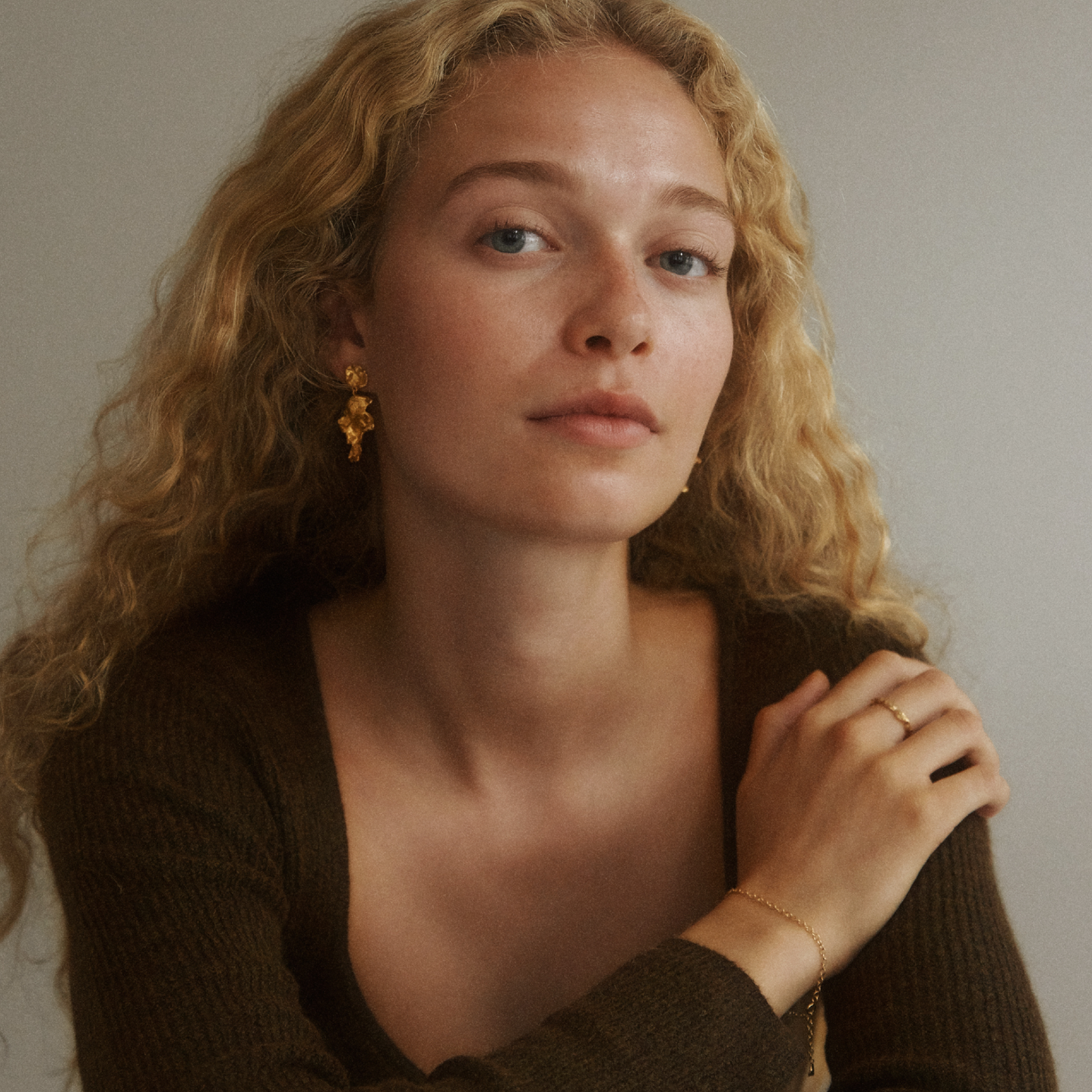 Kirsten Øreringe, Forgyldt