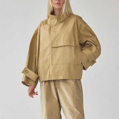 Water Resistant Trench Jacket, Beige