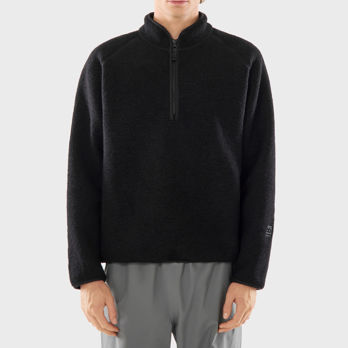 Kaldi Half Zip, Black