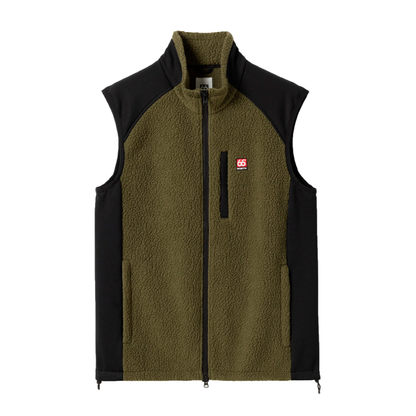 Tindur Shearling Vest, Winter Moss