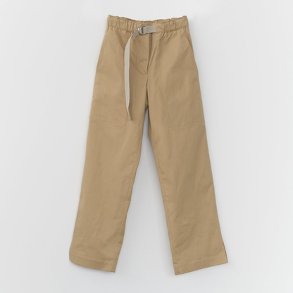 Canvas Casual Pants, Beige