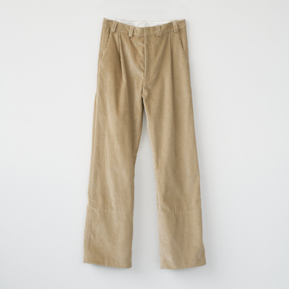 Corduroy Box Trousers, Cool Beige