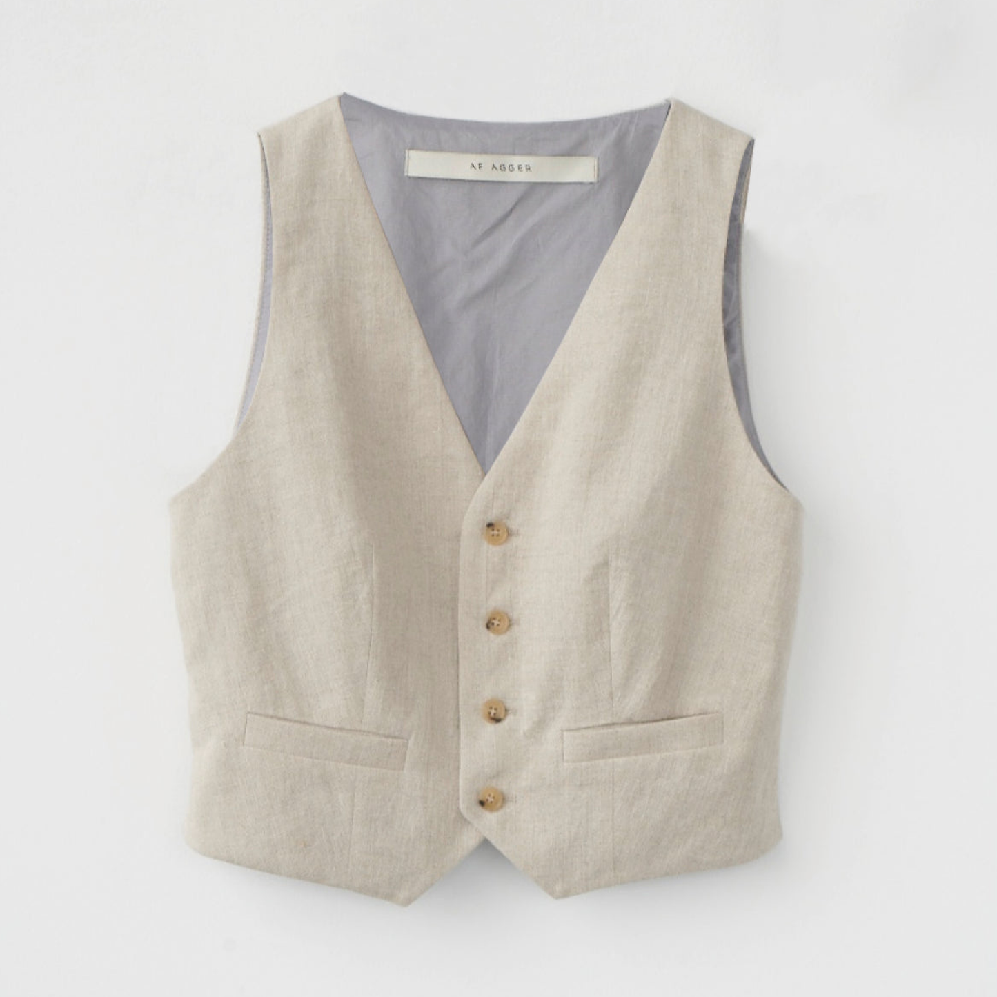 Linen Vest, Nature