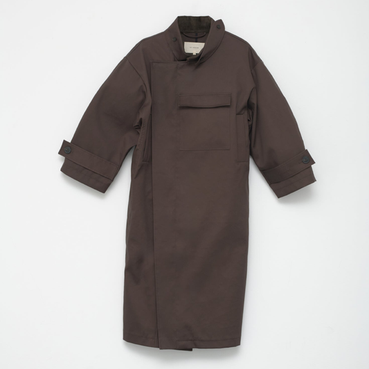 Water Resistant Coat, Dark Brown