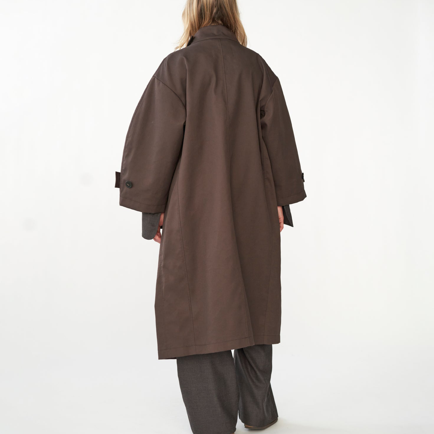 Water Resistant Coat, Dark Brown