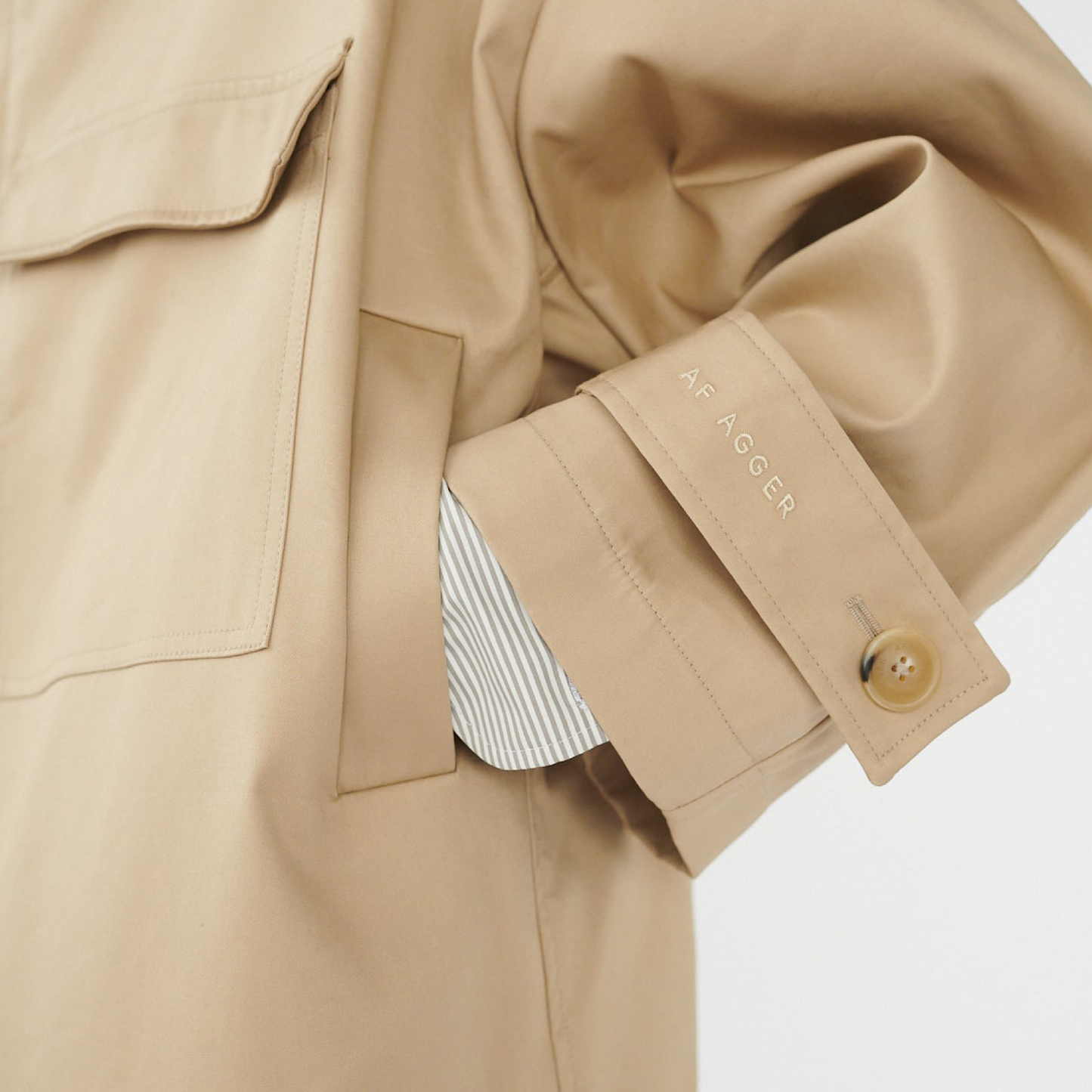 Water Resistant Coat, Beige