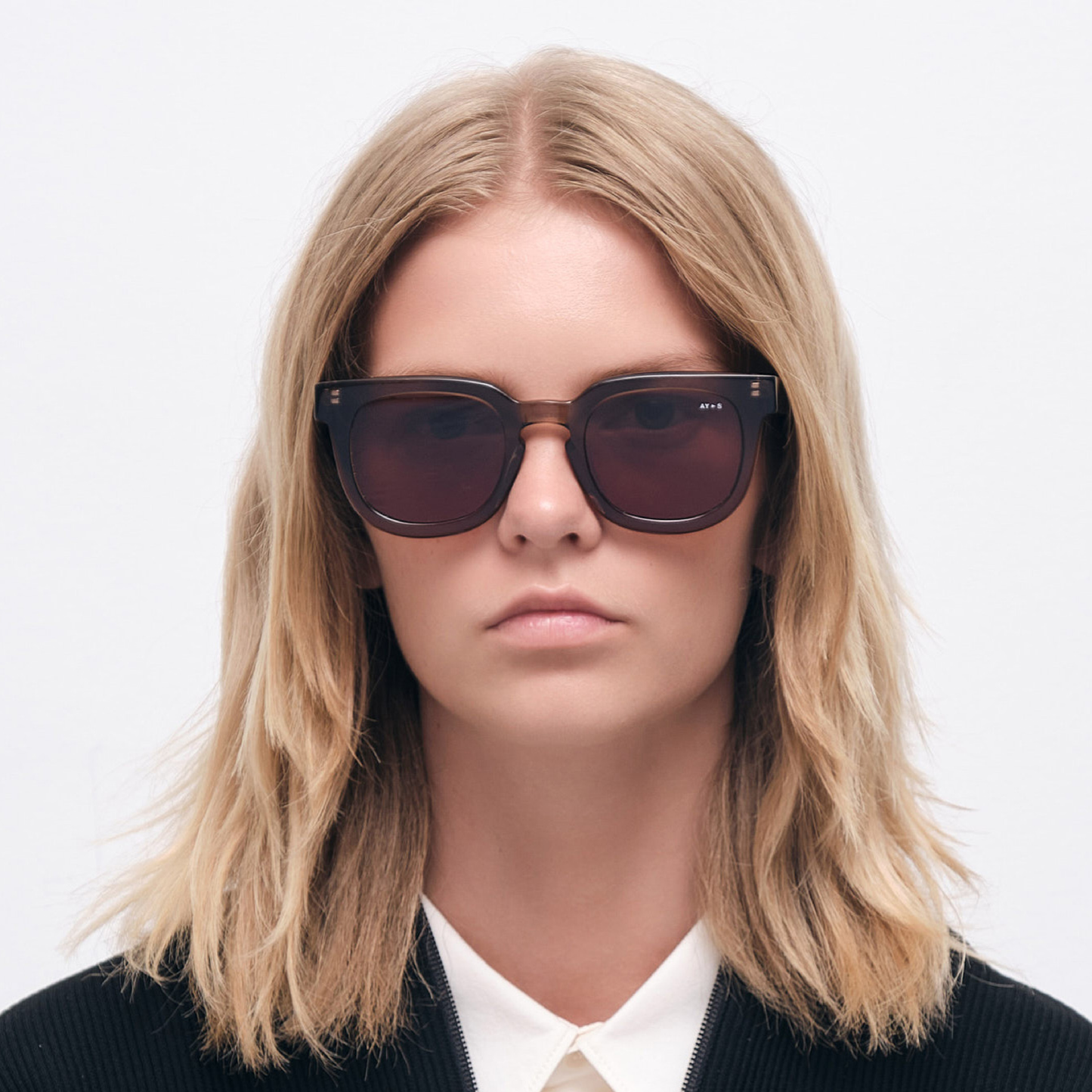 Vision Solbriller, Transparent Coffee Brown