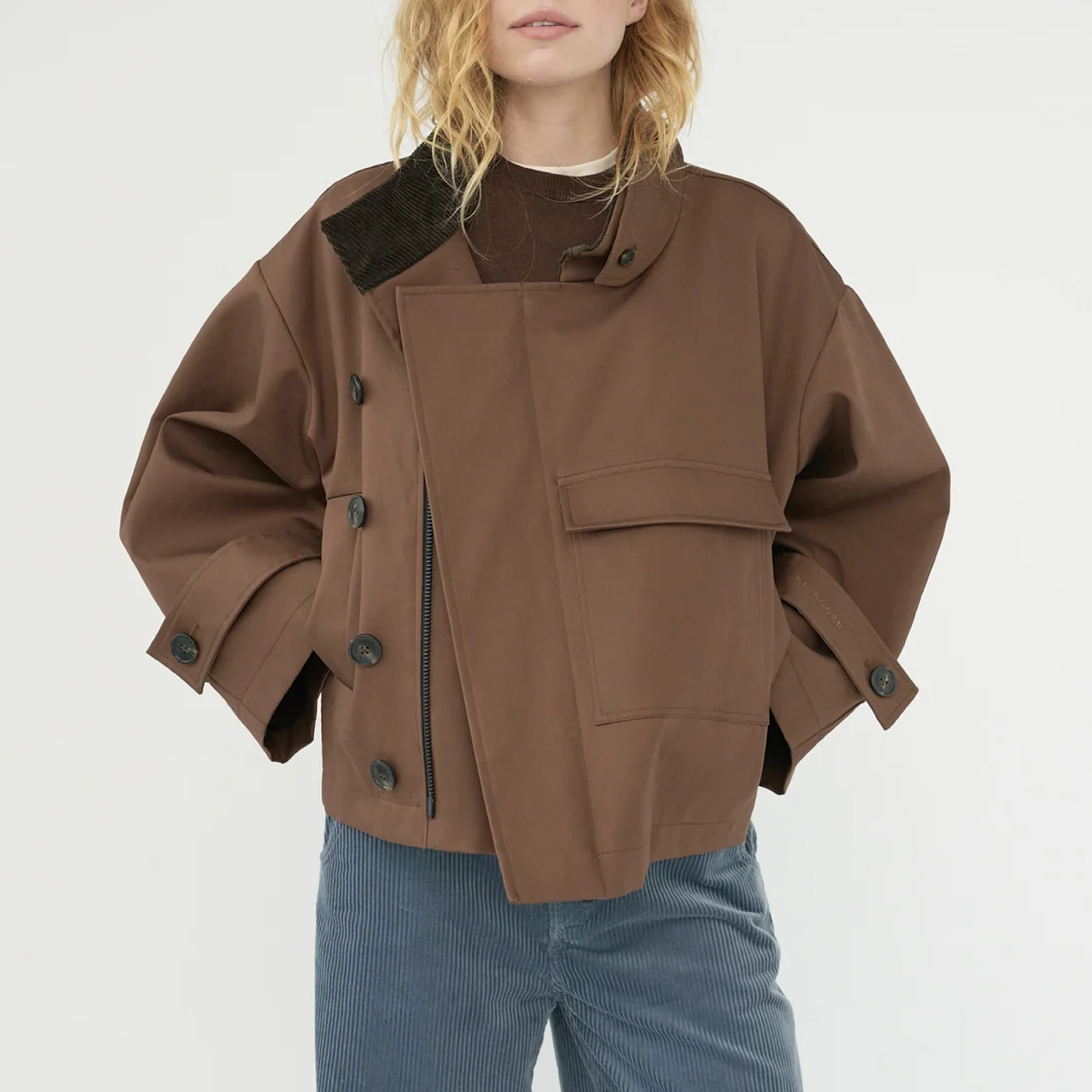 Water Resistant Trench Jacket, Dusty Brown