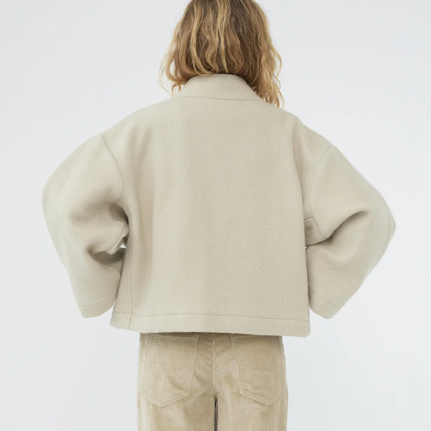 Klippan Boiled Wool Jacket, Oatmeal