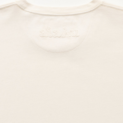 Lui Circular Tee, Pure Ecru