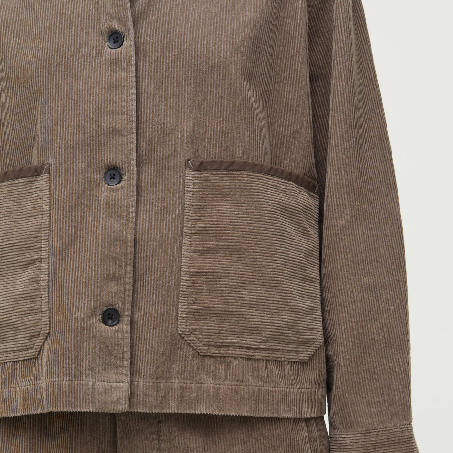 Vinga Shirt Corduroy, Brown Khaki