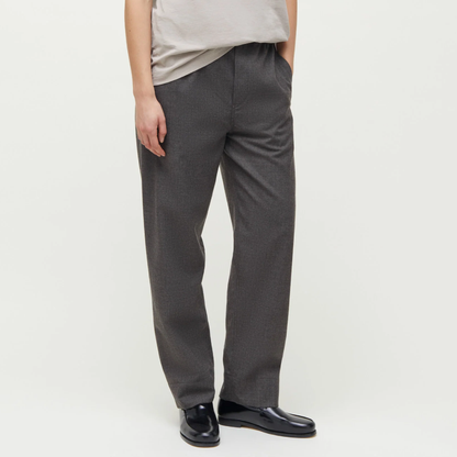 Coco Pant Fine Wool, Brownie Melange