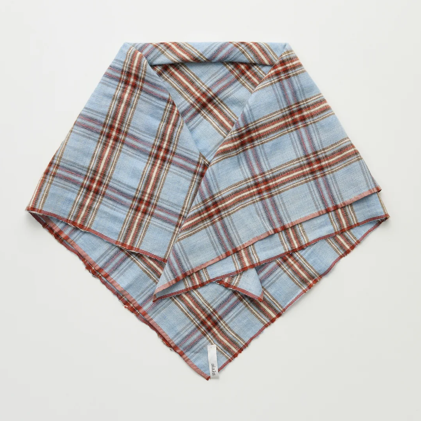 Shilpa Tørklæde, Mix Sky Blue (75x75)