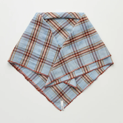 Shilpa Tørklæde, Mix Sky Blue (75x75)