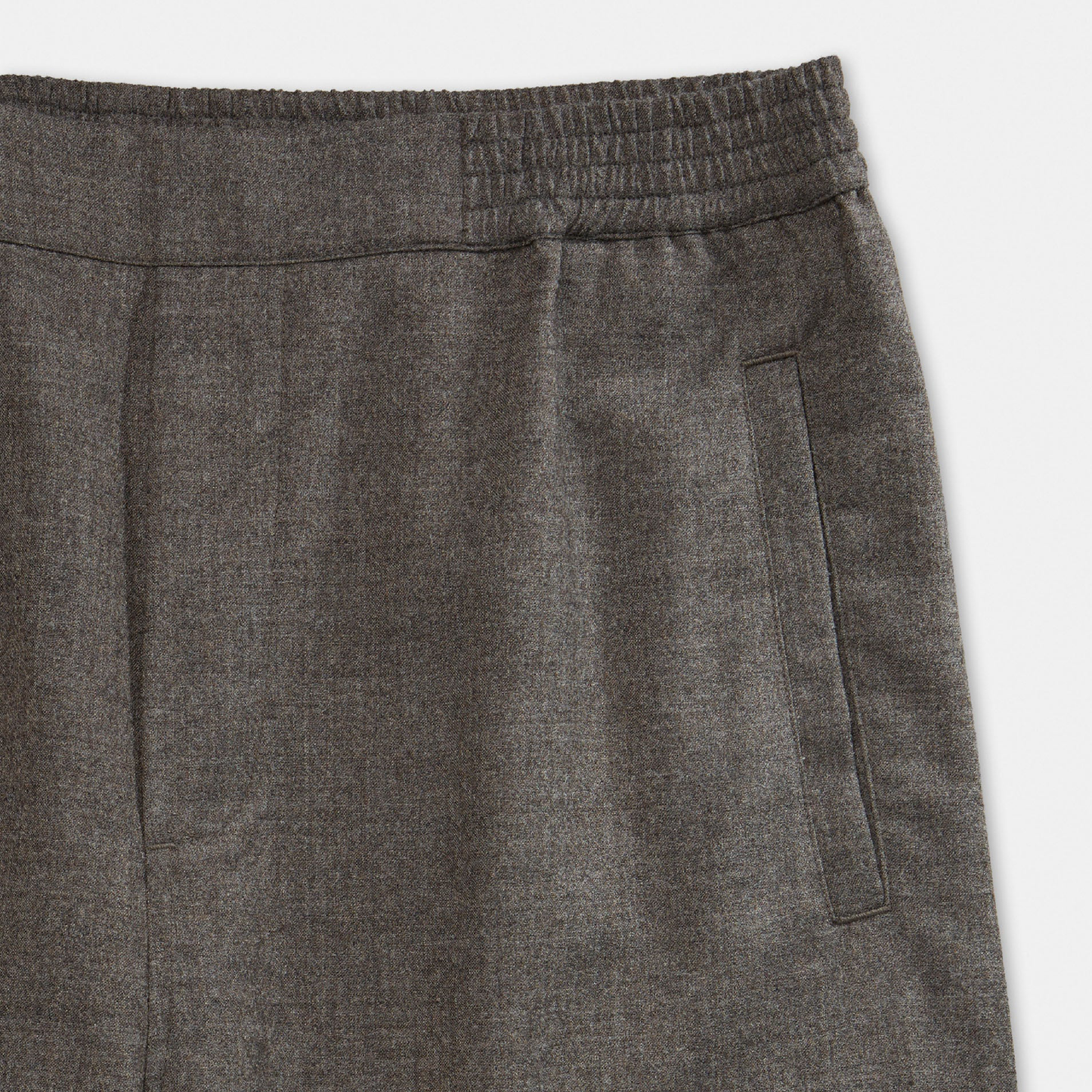 Coco Pant Fine Wool, Brownie Melange