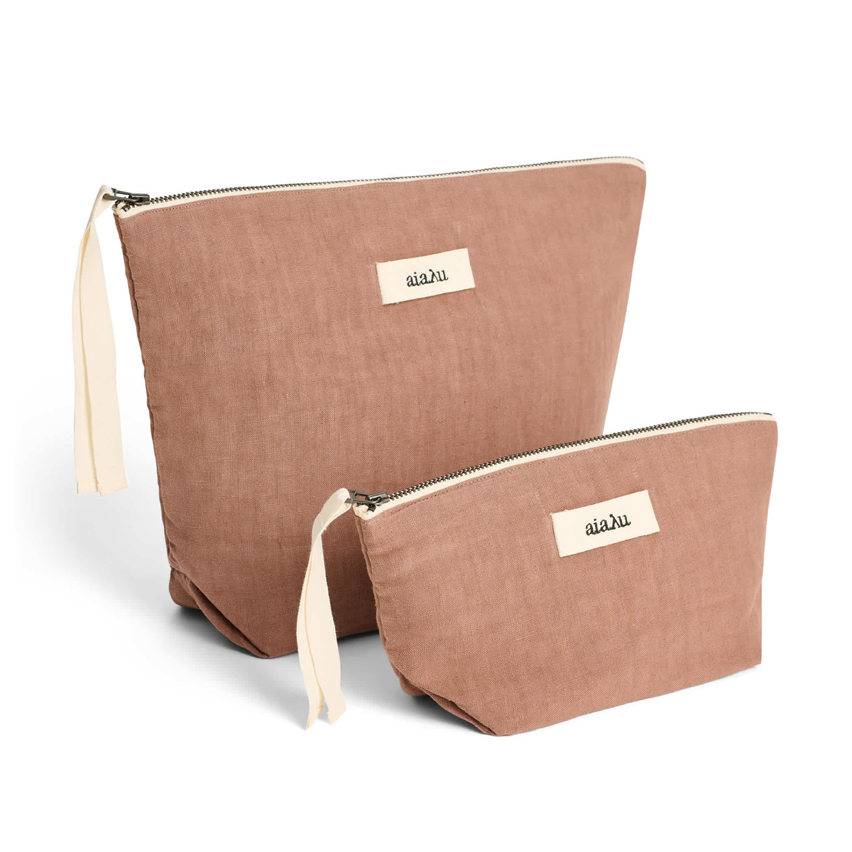 Pouch Linen Mini, Desert Blush