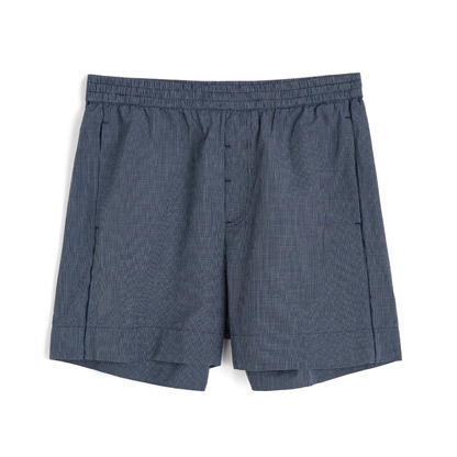 Casual Shorts Check, Navy Check