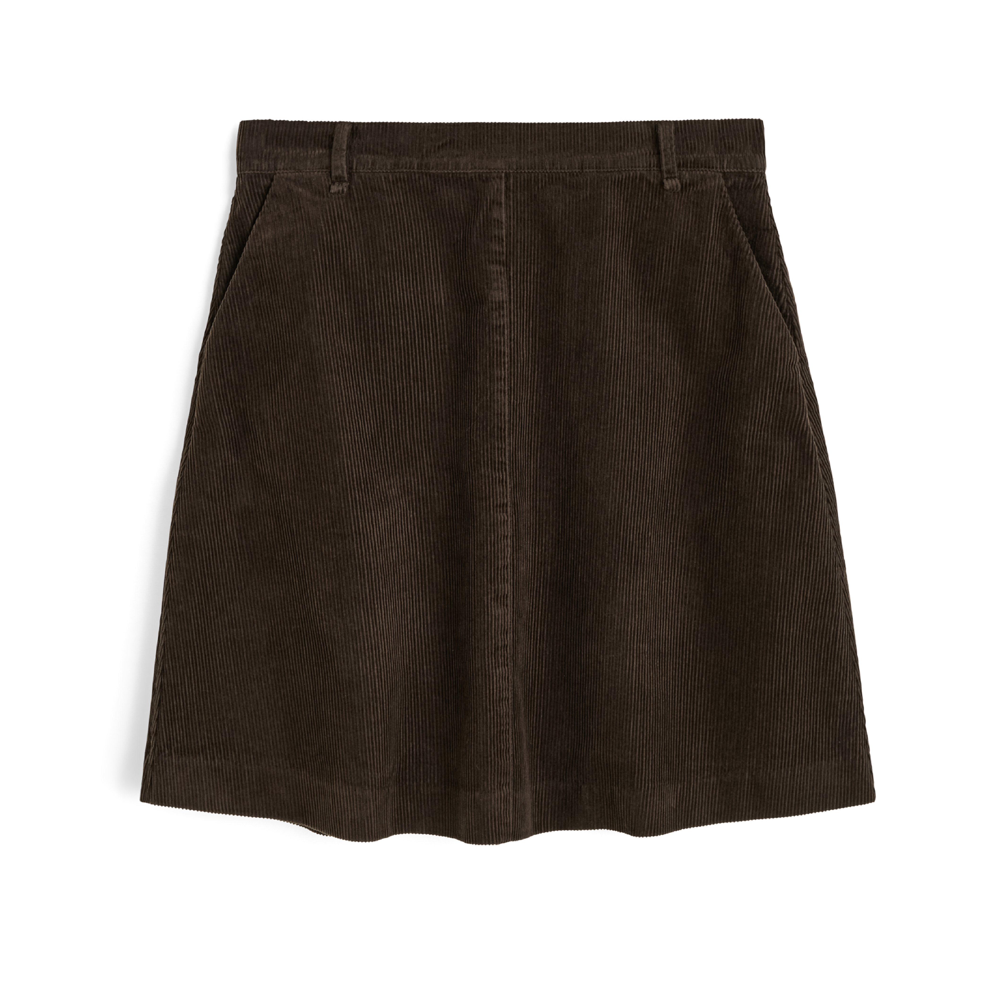 Estelle Skirt Short Corduroy, Smokey Brown