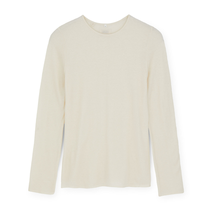 Gentle Long Sleeve, Pure Ecru