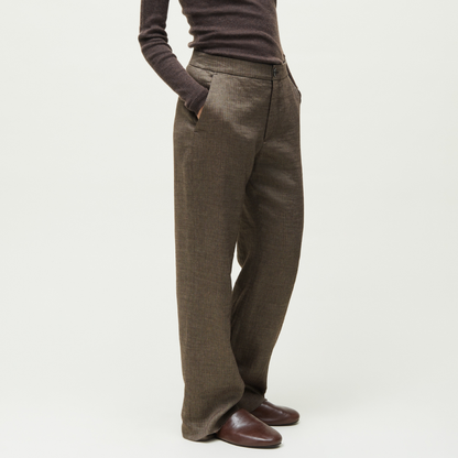 Milo Pant Herringbone, Mix Golden