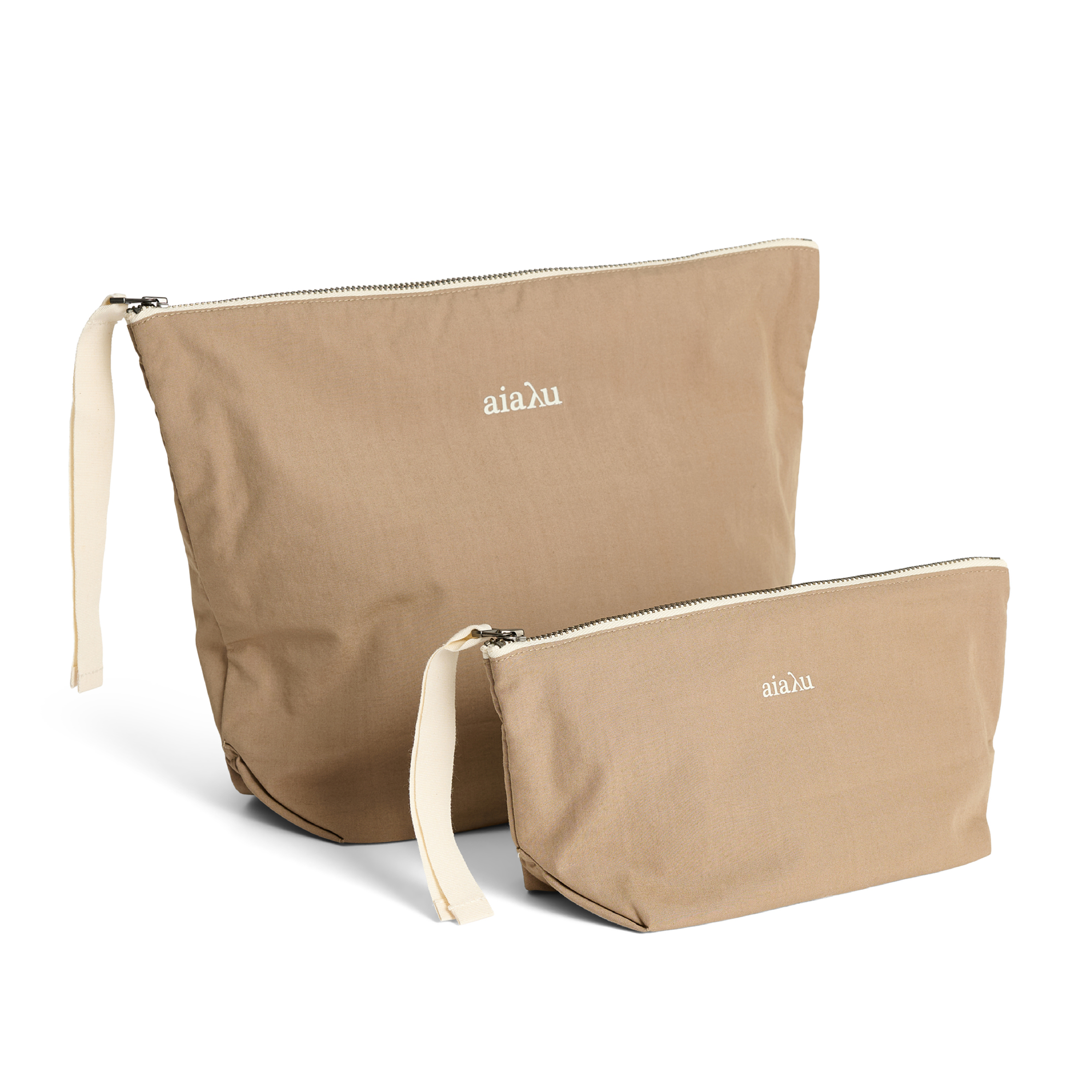 Pouch Heavy Poplin Toilettaske, Light Earth