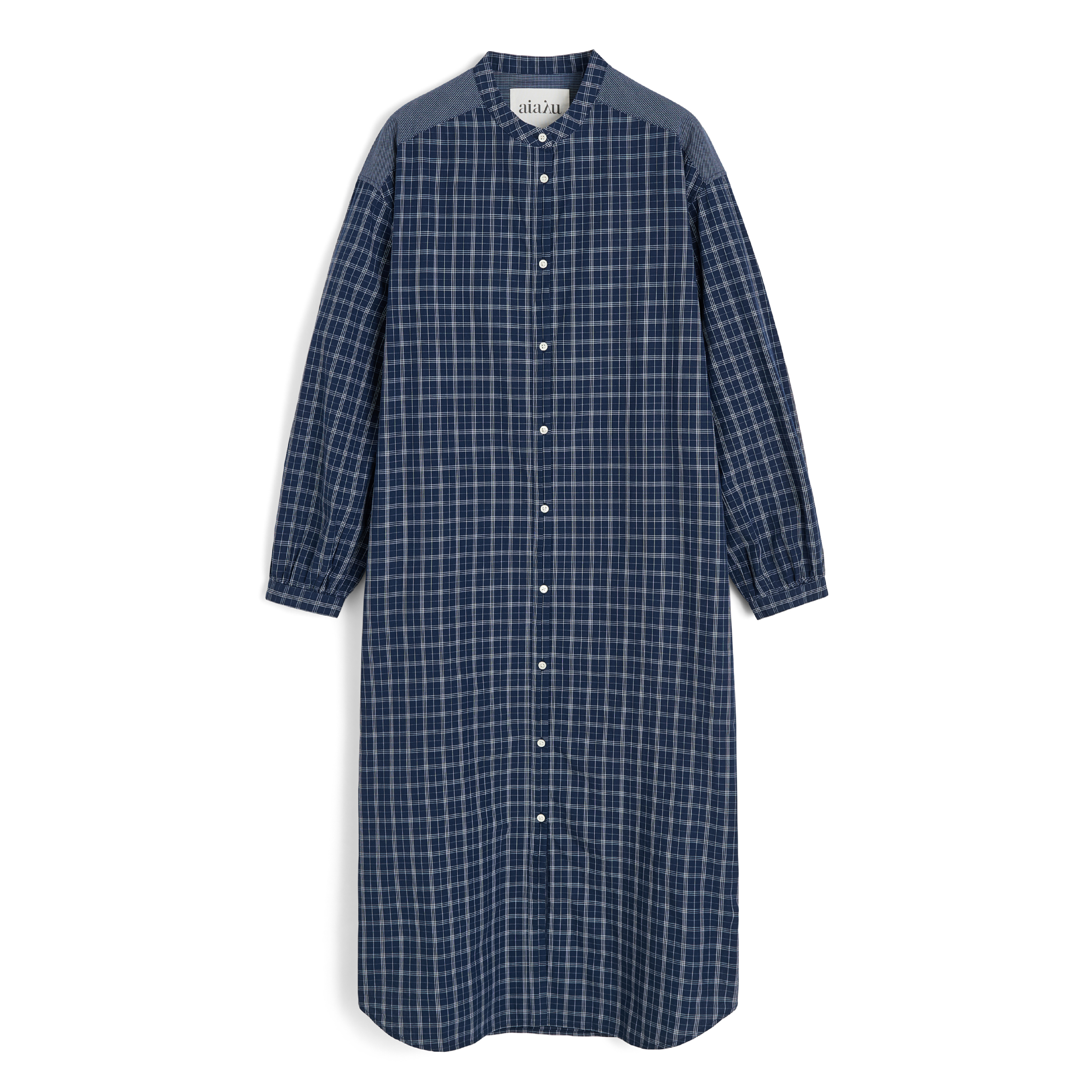Sani Dress Check, Mix Navy
