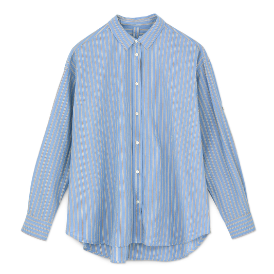 Shirt Striped, Mix Baby Blue