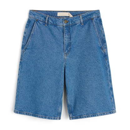 Carlo Denim Shorts, Clear Blue