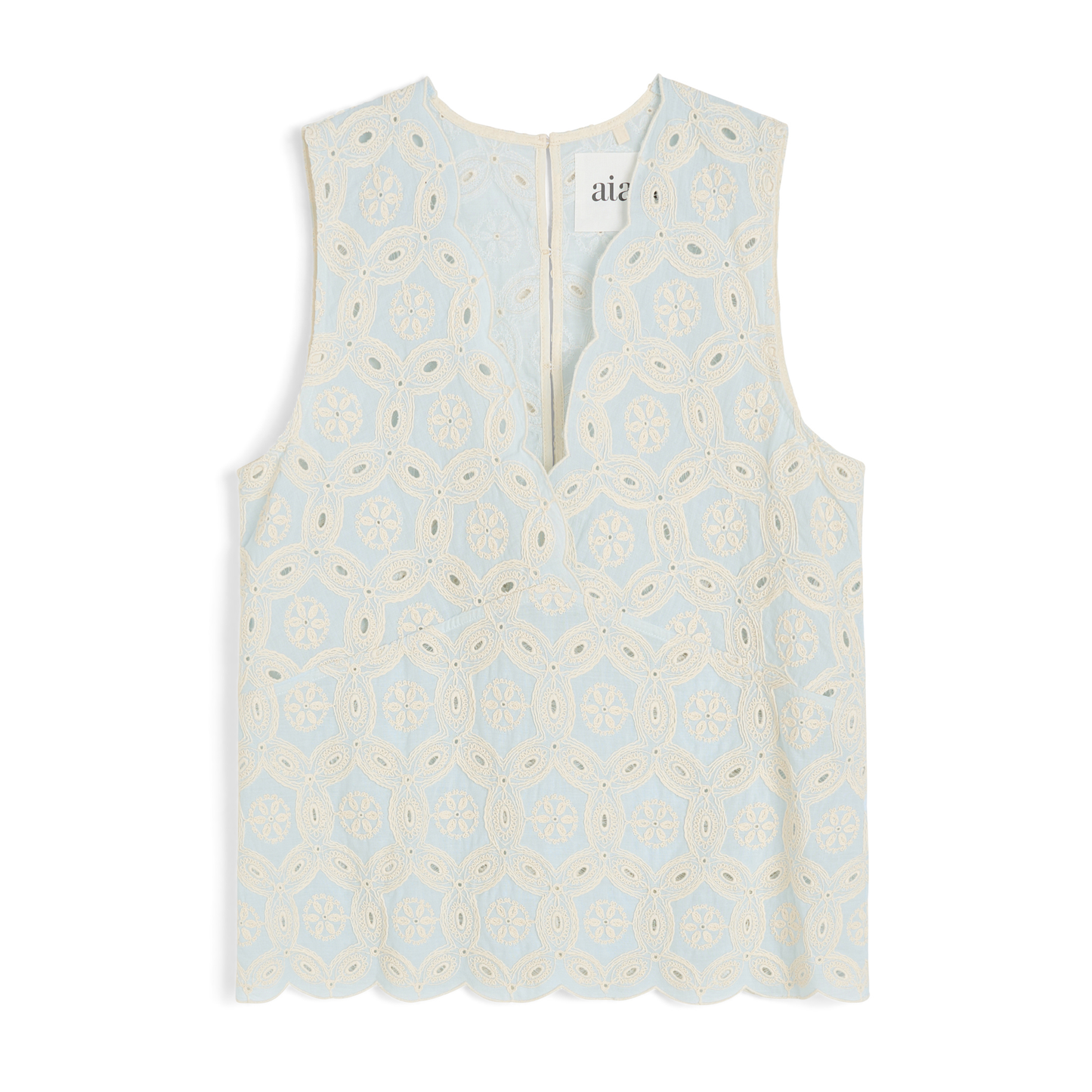 Himani Top Embroidery, Blue Eyes