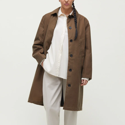 Noor Coat Oilskin, Bark