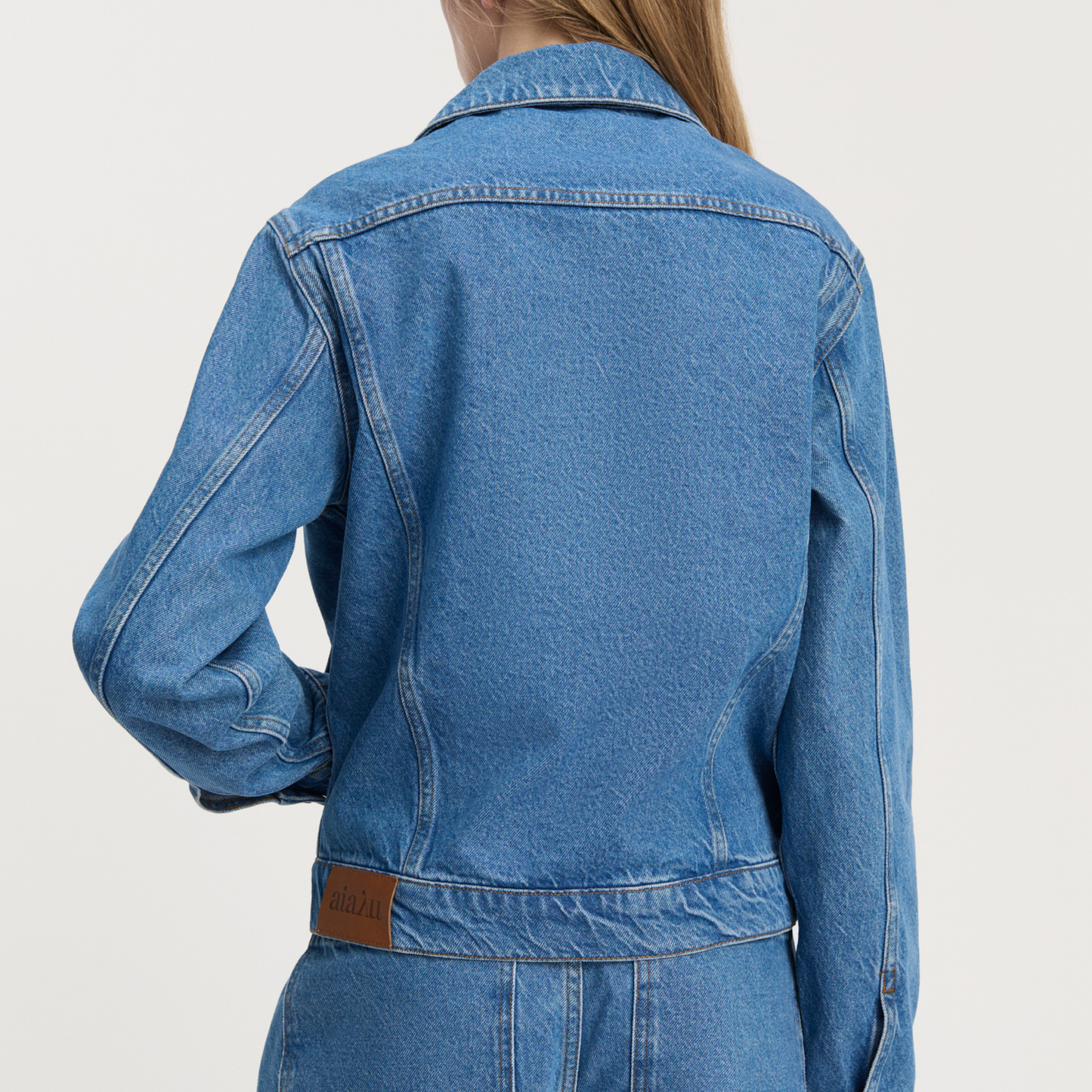 Cleo Denim Jacket, Clear Blue