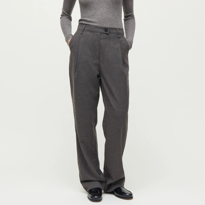 Balder Pant Fine Wool, Brownie Melange