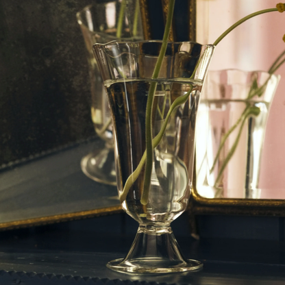 Alban Tulip Vase, Crystal Clear