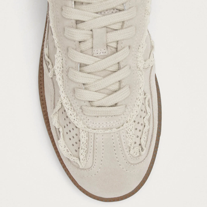 Tb. 490 Leather Sneakers, Crochet Cream