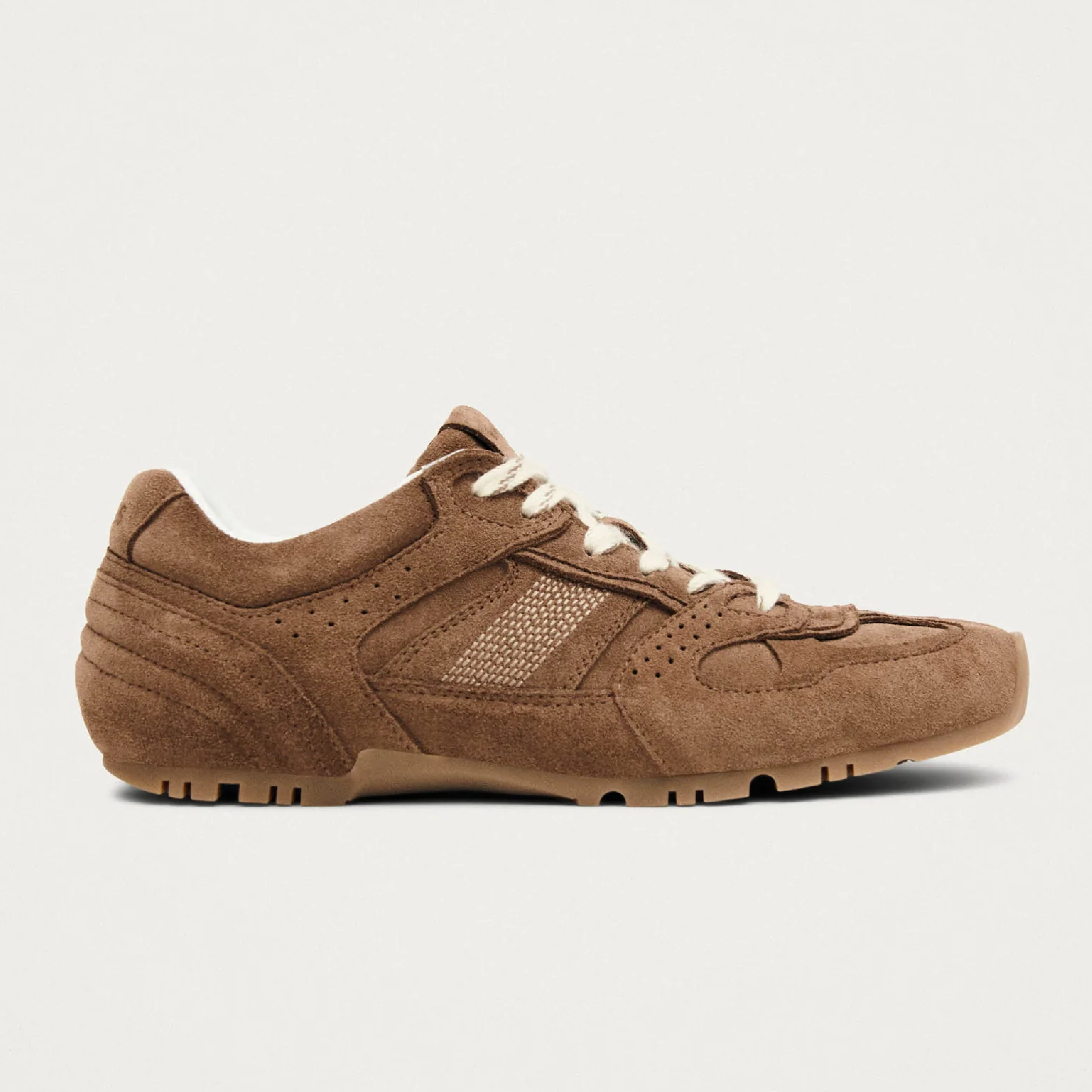 Tb. 56 Leather Sneakers, Suede Brown