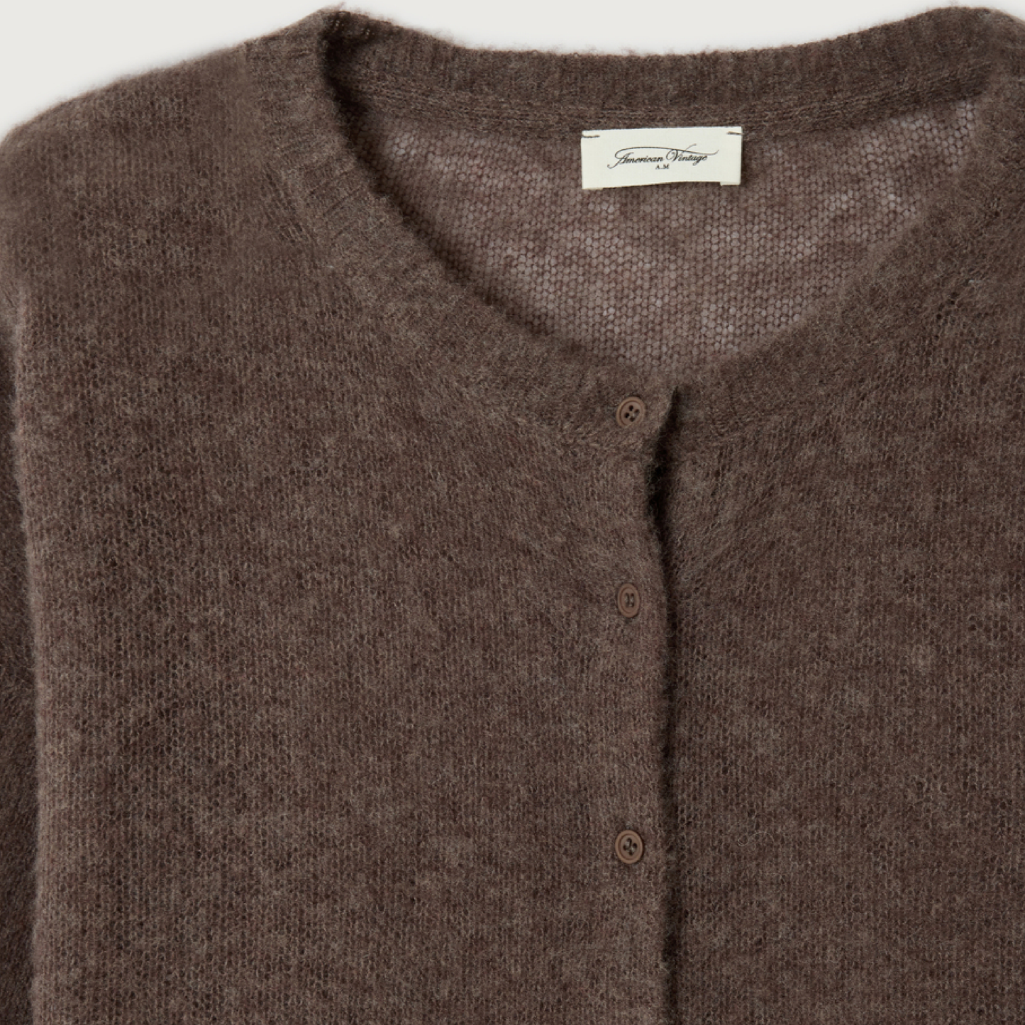 Bodyrow Cardigan, Brun