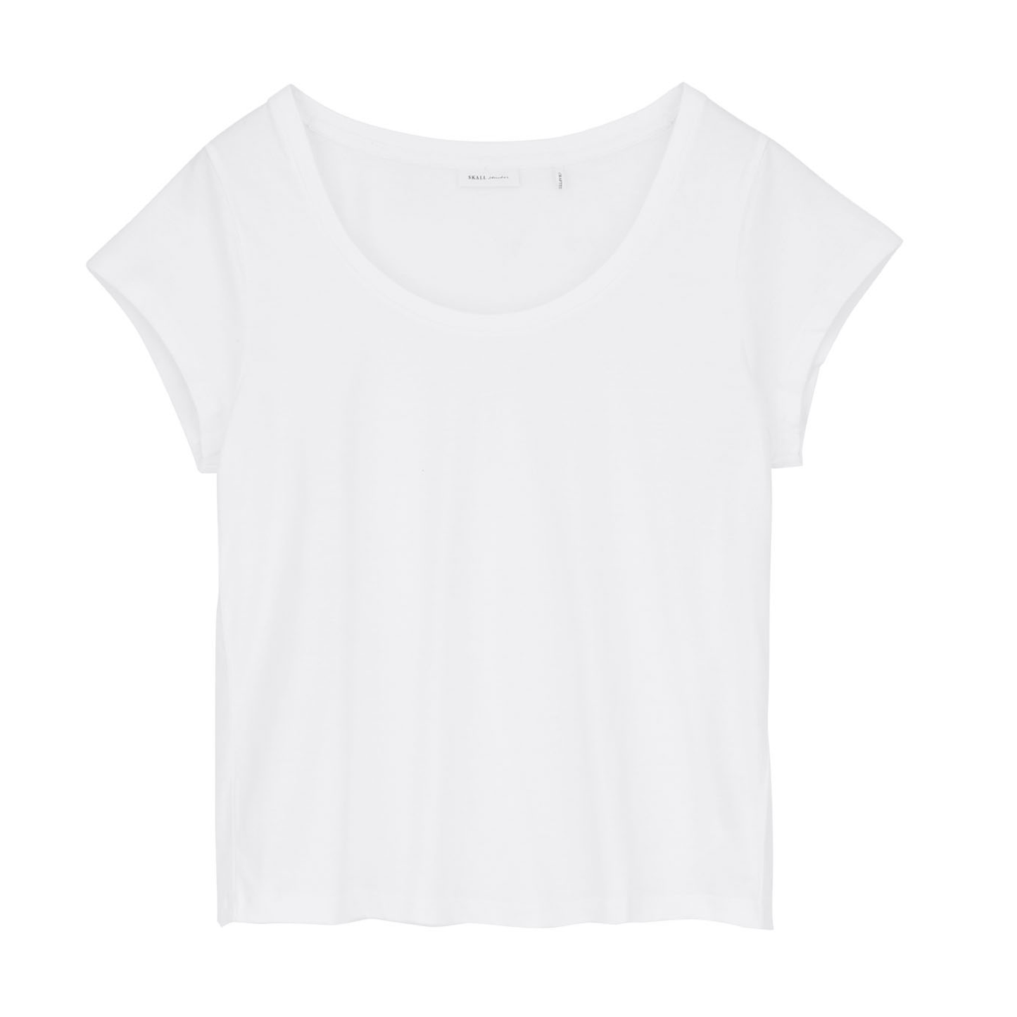 Andy Wide Neck Tee, Optic White