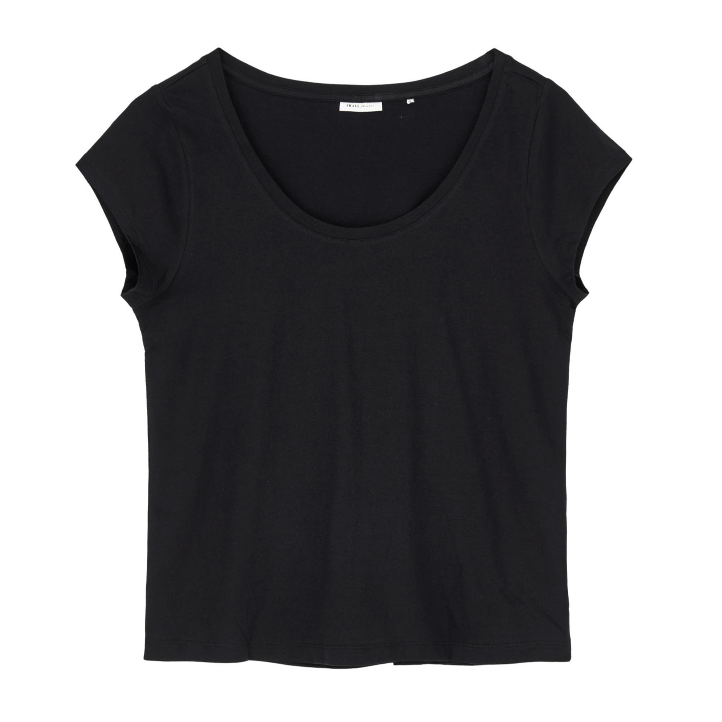 Andy Wide Neck Tee, Black