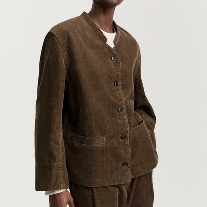 Angela Jacket Corduroy, Bark