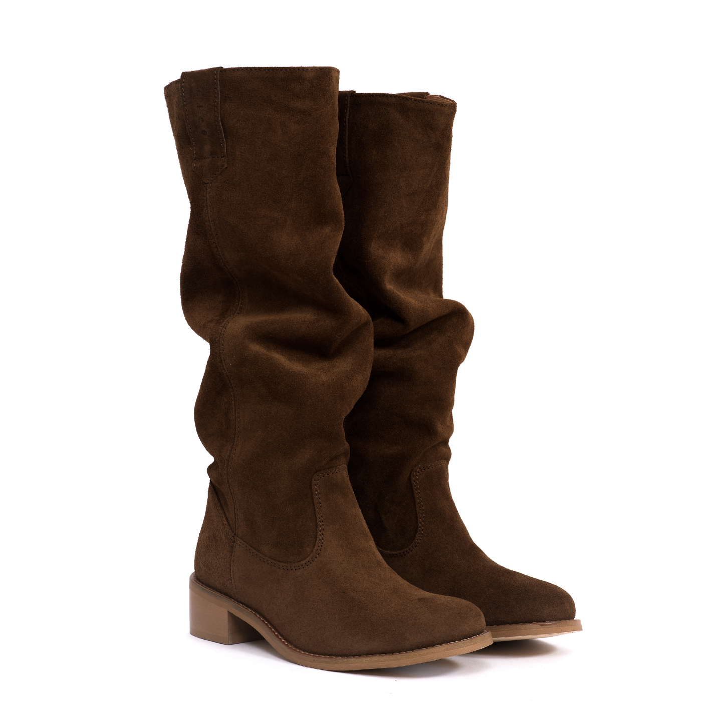 Ann Støvle, Calf Suede Dark Brown
