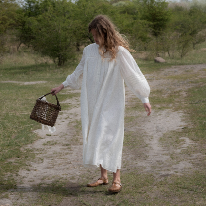 Dew ls Shirt Dress, White Sand